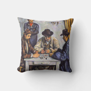 Paul Cezanne - The Card Players Cushion
