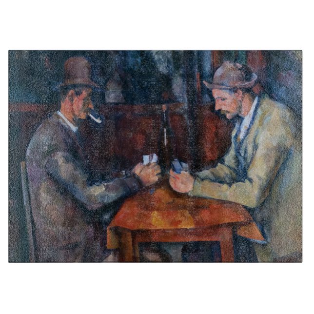 Paul Cezanne - The Card Players Cutting Board (Front)