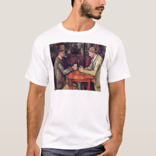 Paul Cezanne - The Card Players Fine Art Painting T-Shirt
