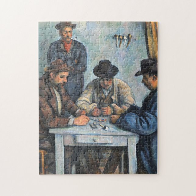 Paul Cezanne - The Card Players Jigsaw Puzzle (Vertical)