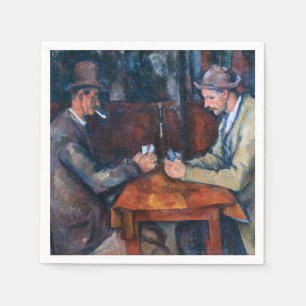Paul Cezanne - The Card Players Napkin