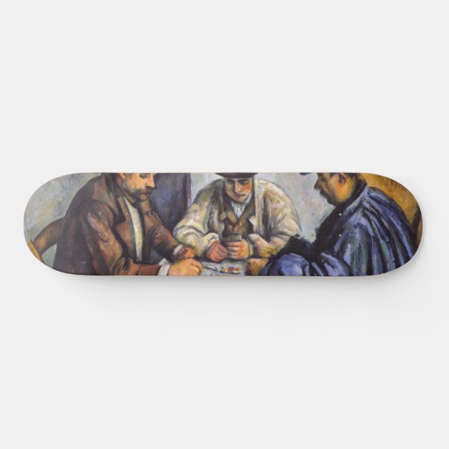 Paul Cezanne - The Card Players Skateboard (Horz)