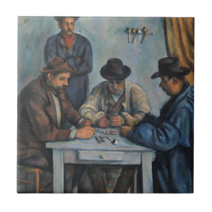 Paul Cezanne   The Card Players Tile