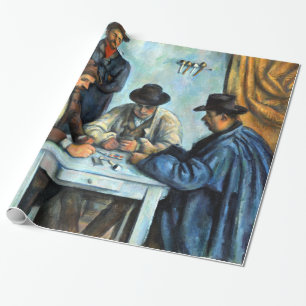 Paul Cezanne The Card Players Wrapping Paper