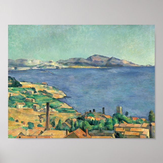 Paul Cezanne - The Gulf of Marseilles Poster (Front)
