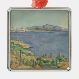 Paul Cezanne   The Gulf of Marseilles Seen from L' Metal Tree Decoration