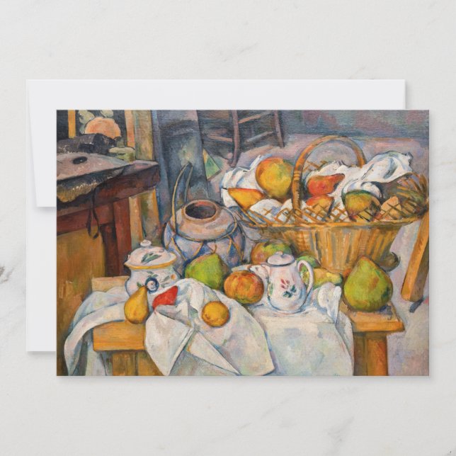 Paul Cezanne - The Kitchen Table Invitation (Front)