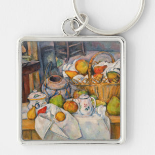 Paul Cezanne - The Kitchen Table Key Ring