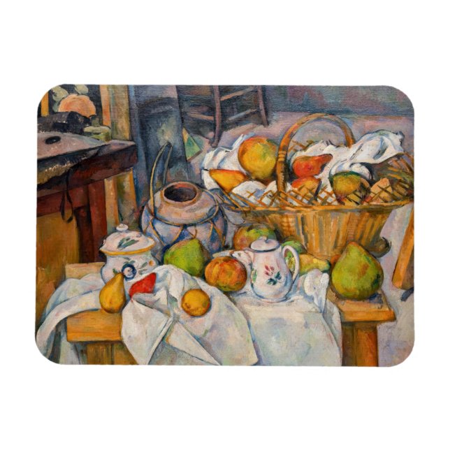 Paul Cezanne - The Kitchen Table Magnet (Horizontal)