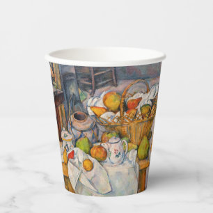 Paul Cezanne - The Kitchen Table Paper Cups