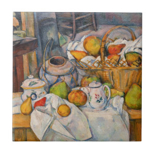 Paul Cezanne - The Kitchen Table Tile