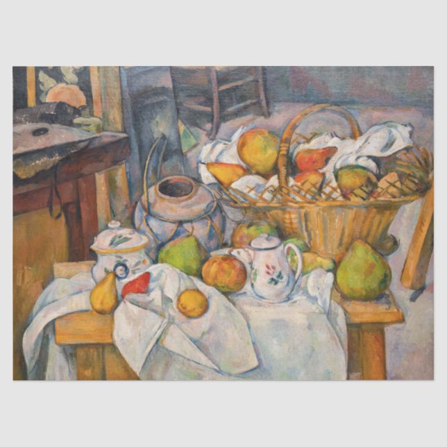 Paul Cezanne - The Kitchen Table Tissue Paper (Front)