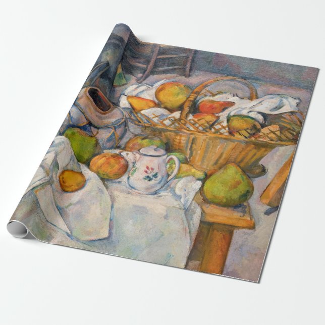Paul Cezanne - The Kitchen Table Wrapping Paper (Unrolled)