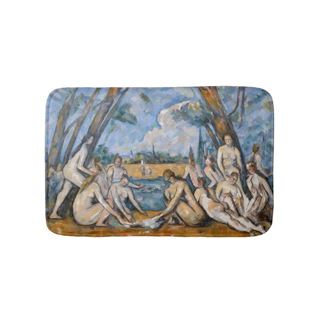Paul Cezanne - The Large Bathers Bath Mat (Front)