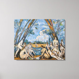 Paul Cezanne - The Large Bathers Canvas Print