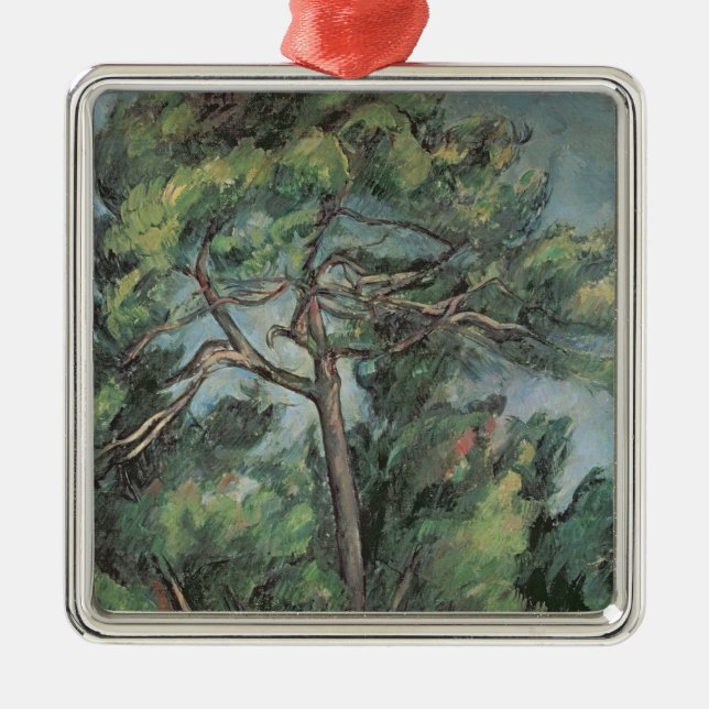 Paul Cezanne | The Large Pine, c.1889 Metal Tree Decoration (Front)