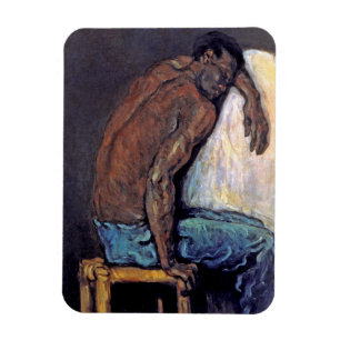 Paul Cezanne - The Negro Scipio Fine Art Painting Magnet