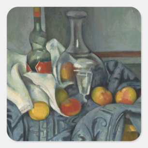 Paul Cezanne   The Peppermint Bottle, 1893-95 (oil Square Sticker