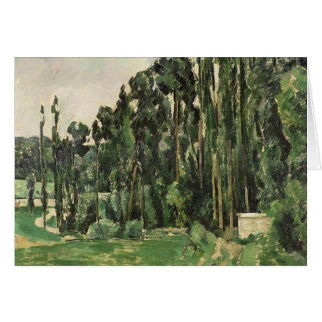 Paul Cezanne | The Poplars, c.1879-82 (Front Horizontal)
