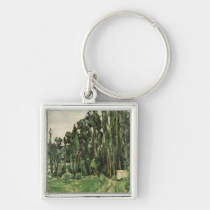 Paul Cezanne   The Poplars, c.1879-82 Key Ring