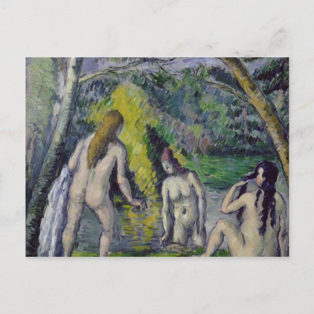 Paul Cezanne | The Three Bathers, c.1879-82 Postcard (Front)