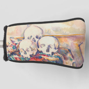 Paul Cezanne - The Three Skull Watercolor Golf Head Cover