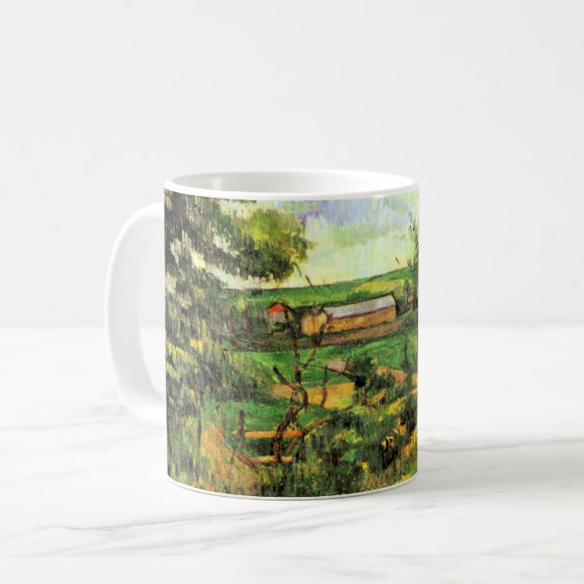Paul Cezanne, The Valley of the Oise, Coffee Mug (Front Left)