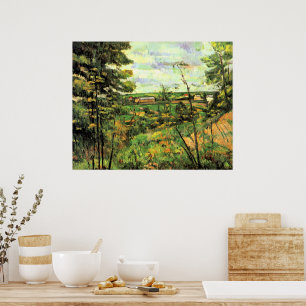 Paul Cezanne, The Valley of the Oise, Poster