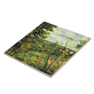 Paul Cezanne, The Valley of the Oise, Tile