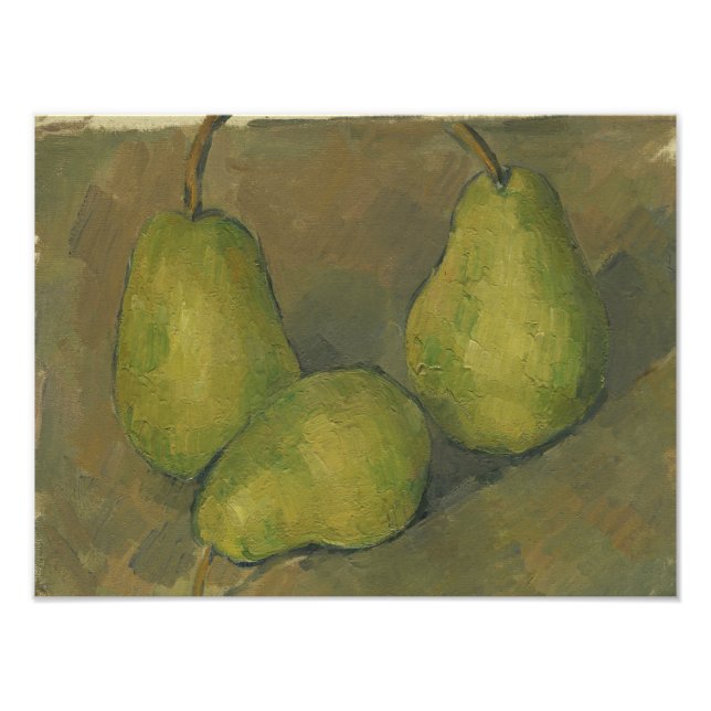 Paul Cezanne - Three Pears Photo Print (Front)