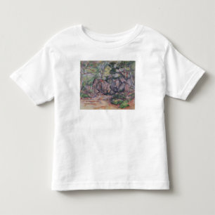 Paul Cezanne Woodland with Boulders, 1893 Toddler T-Shirt