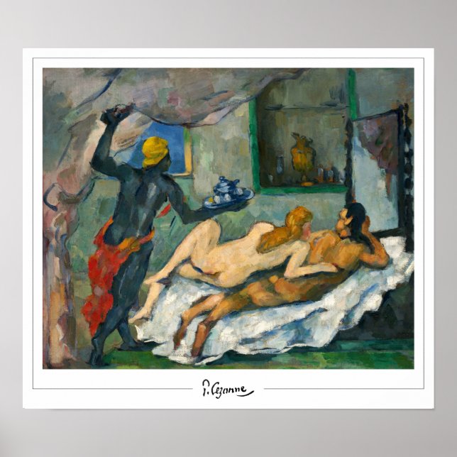Paul Cézanne Zedign Art Poster #46 (Front)