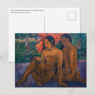Paul Gauguin - And the Gold of Their Bodies Postcard