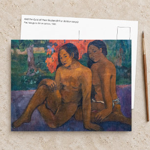Paul Gauguin - And the Gold of Their Bodies Postcard