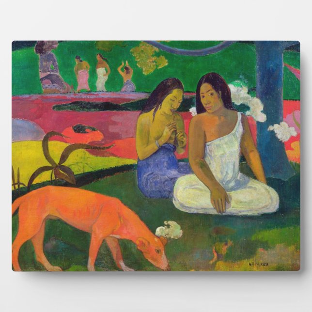 Paul Gauguin | Arearea (The Red Dog), 1892 Plaque (Front)