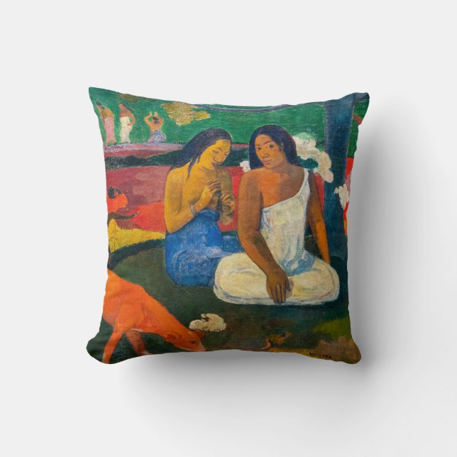 Paul Gauguin - Arearea / The Red Dog Cushion (Front)