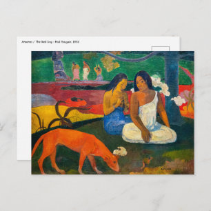 Paul Gauguin - Arearea / The Red Dog Postcard