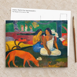 Paul Gauguin - Arearea / The Red Dog Postcard