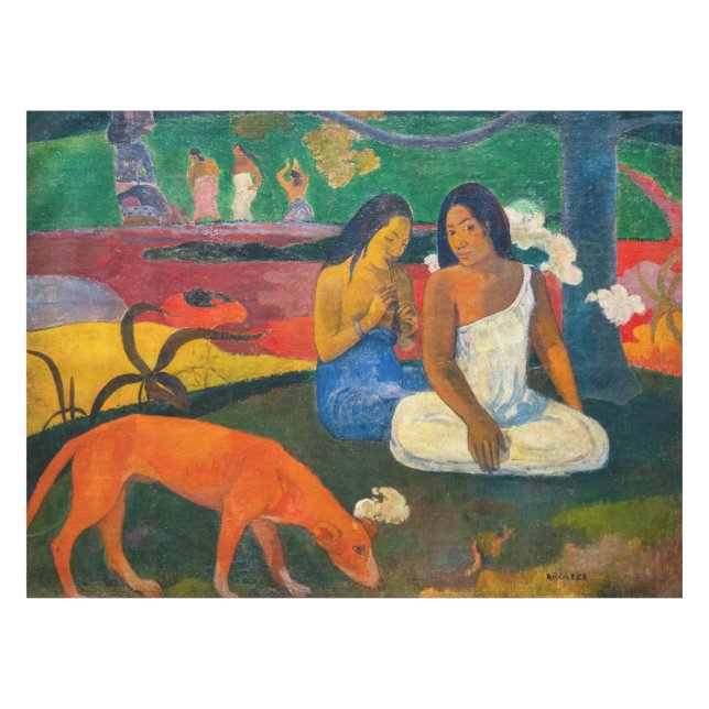 Paul Gauguin - Arearea / The Red Dog Tablecloth (Front (Horizontal))