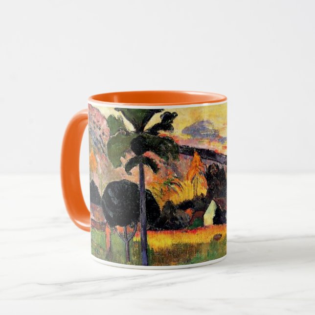 Paul Gauguin art: Come Here, Road in Tahiti, Mug (Front Left)