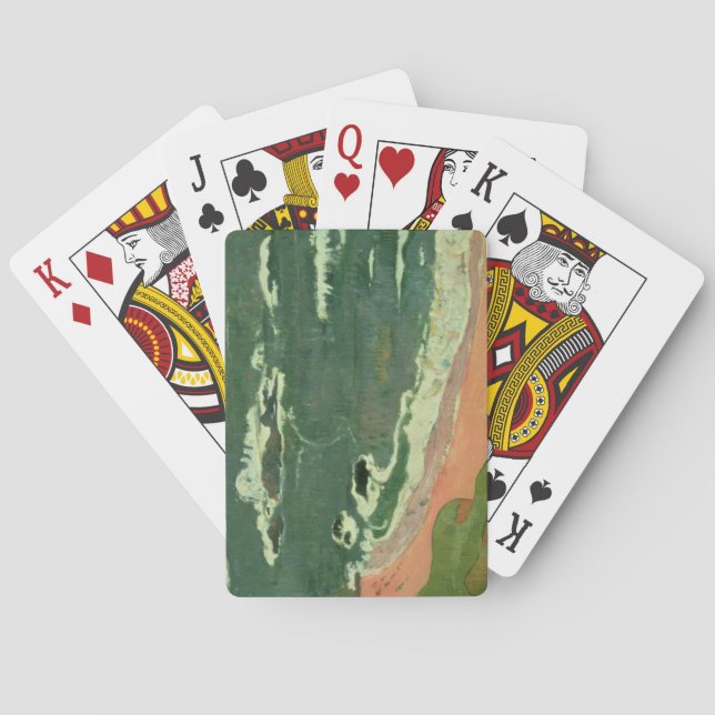 Paul Gauguin | Beach at Le Pouldu, 1889 Playing Cards (Back)