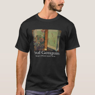 Paul Gauguin Bouquet of Flowers Against Sea Art T-Shirt