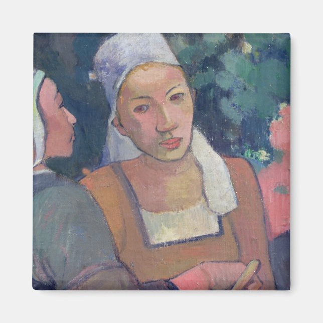 Paul Gauguin | Breton Peasants, 1894 (oil on canva Magnet (Front)
