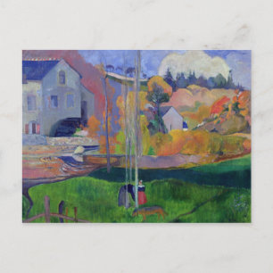 Paul Gauguin Brittany Landscape: the David Mill, Postcard