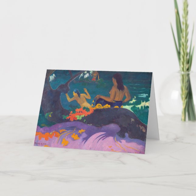 Paul Gauguin - By the Sea / Fatata te Miti Card (Front)