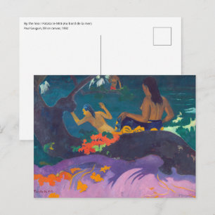 Paul Gauguin - By the Sea / Fatata te Miti Postcard