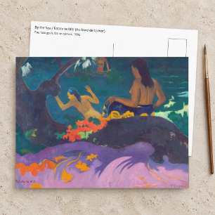 Paul Gauguin - By the Sea / Fatata te Miti Postcard