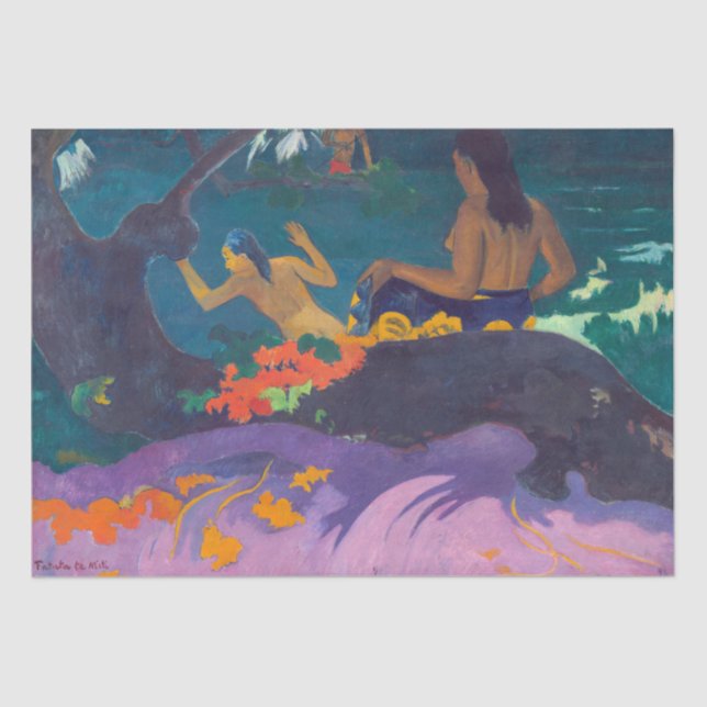 Paul Gauguin - By the Sea / Fatata te Miti Tissue Paper (Front)