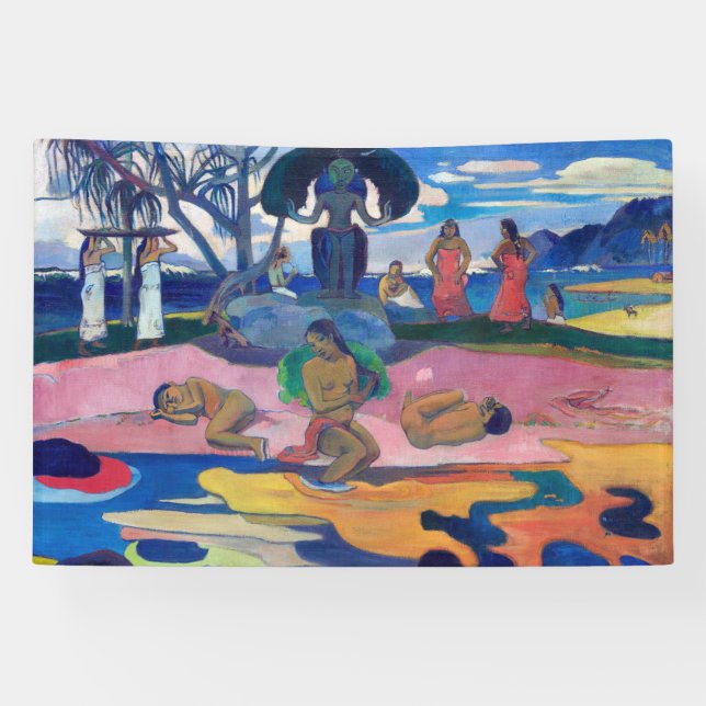 Paul Gauguin - Day of the God / Mahana no atua Banner (Horizontal)