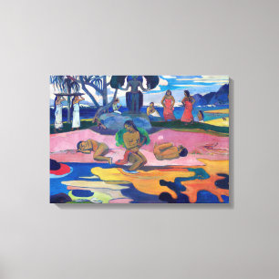 Paul Gauguin - Day of the God / Mahana no atua Canvas Print